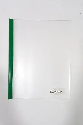 Папка Economix А5 E31261 65л. з пліч. планкою-притиском (4044572312617) Зелений - фото 1