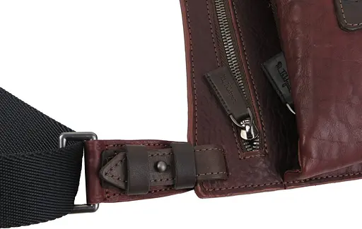 Кожаная мужская сумка Mykhail Ikhtyar 24х26х3 см sum0023013 - фото 9