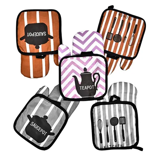 Рукавичка-прихватка Lora разноцветная