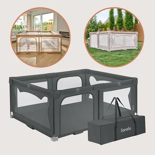 Манеж Lionelo Florence Easy Fold Grey Graphite (LO-FLORENCE EASY FOLD GREY GRAPHITE) - фото 6