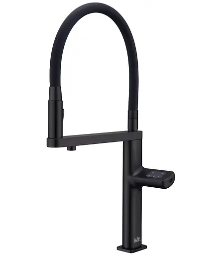 Cмеситель для кухни сенсорный на две воды черный Nett AB-43 Черный - фото 1