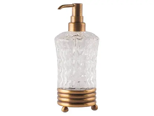 Дозатор для рідкого мила Kugu Hestia antique Freestand 930A, Бронза - фото 2