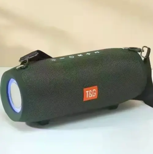 Портативна Bluetooth колонка T&G TG-322 бездротова переносна колонка з вологозахистом Зелений - фото 2