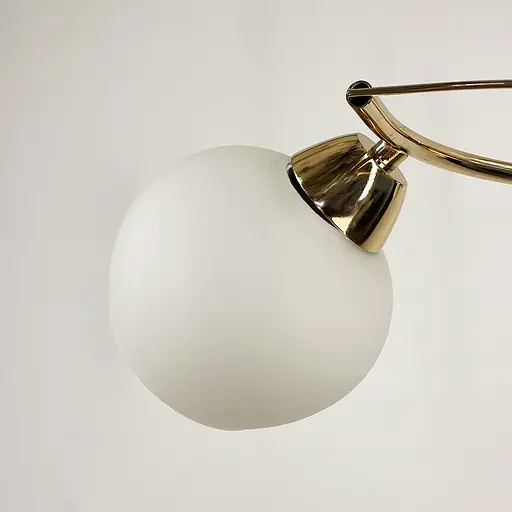 Золота люстра на 2 білих плафони | Арт. 91061/2 GD | Line F - фото 4