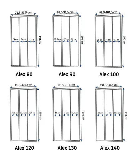 Душевые двери Rea Alex 120 brushed gold REA-K2501, прозрачный, золотой - фото 7