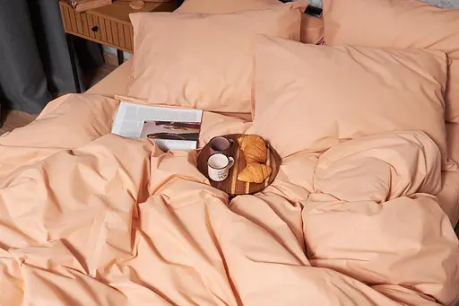 Комплект постільної білизни Moon&Star Бязь Gold Люкс Cream King Size 220x240 наволочки 2х40х60 - фото 5