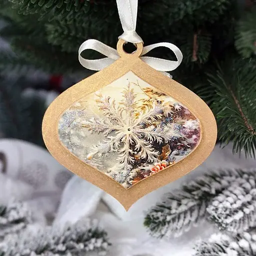 Творческий набор для создания 3-х елочных украшений "Cozy Winter" FDCKW-054 - фото 9