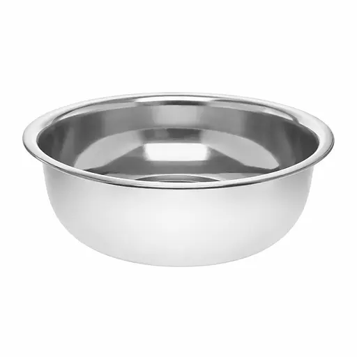 Таз круглий із харчової нержавіючої сталі Ø33 см H9.5 см 6 л Interos Сірий 87608 - фото 1