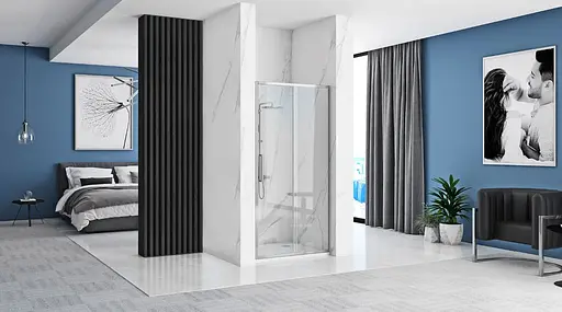 Душові двері Rea Rapid Slide 150 хром REA-K5605 - фото 3