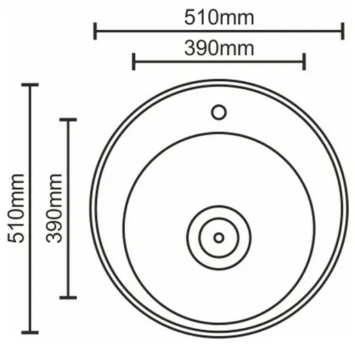 Кухонная мойка Platinum 510 сатин (SP000009891) - фото 6