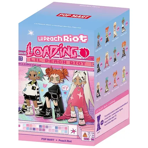 Іграшка-сюрприз Pop Mart Peach Riot Серія Lil Loading з колекційною фігуркою (PRLL-01) - фото 1