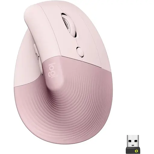 Миша комп'ютерна Logitech Lift Vertical Ergonomic Mouse Rose (910-006478, 910-006487)