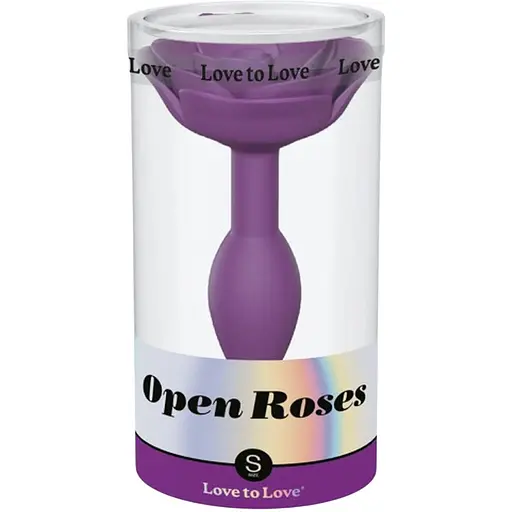 Анальна пробка Love To Love Open Roses 11.5 см (фіолетовий)