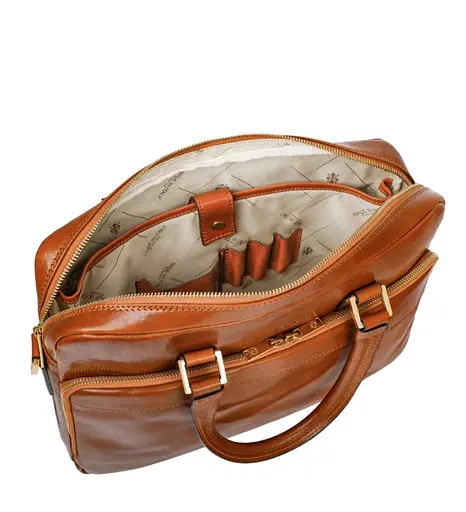 Шкіряна сумка-портфель для ноутбука Time Resistance 37.5х28х10.5 см sum0028269 - фото 9