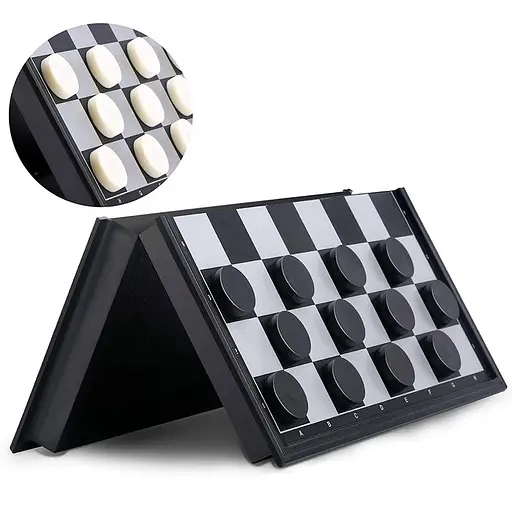 Шашки, шахи, нарди магнітні 3 у 1 | магнітний набір (25х25) 38810 (RL-KBK) - фото 3