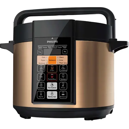 Мультиварка-скороварка Philips Daily Collection 1000 Вт чорна (HD2139/40)