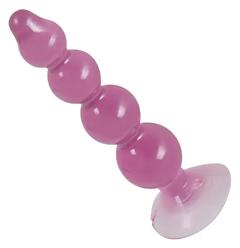 Анальна пробка Orion Anal Beads 13 см (рожевий) - фото 2