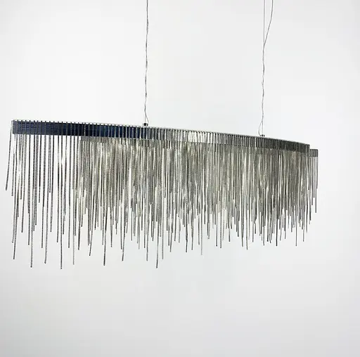 Хромований світильник у видовженому корпусі Line.F Довжина 120 см - фото 8