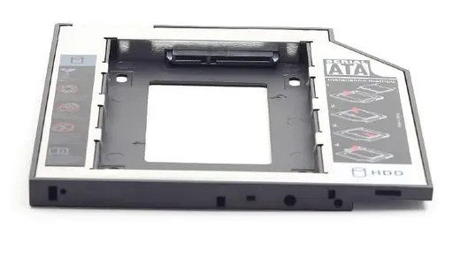 Внешний карман Gembird HDD 2,5" для ноутбука в отсек CD-ROM MF-95-01 (9.5 мм) (MF-95-01) - фото 3