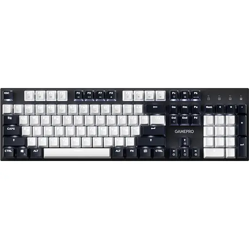 Клавіатура дротова GamePro Genesis Metallic Outemu Red Swithes USB Black (MK144B)