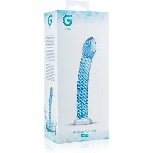 Скляний дилдо Gildo Glass Dildo No. 5 - фото 6