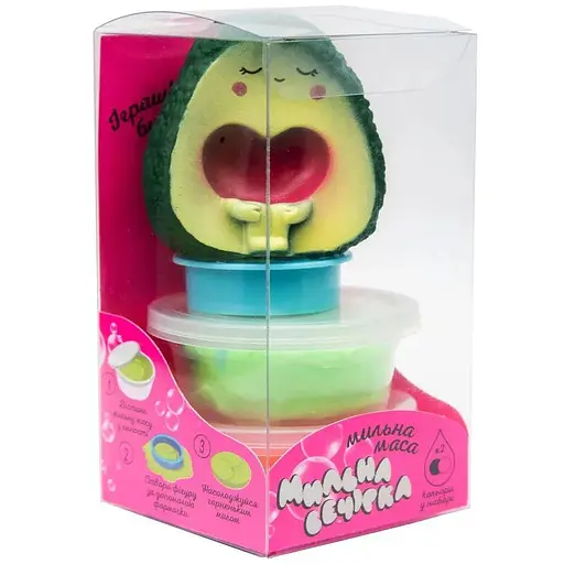 Набор для творчества Strateg Мыльная вечеринка - авокадо на украинском языке (32105)