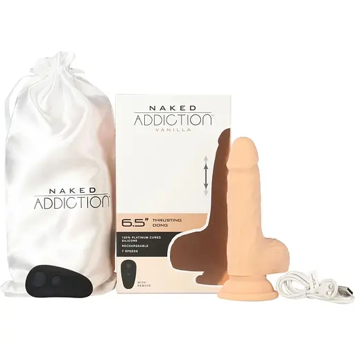 Фалоімітатор-пульсатор Addiction Naked 6.5 - фото 7