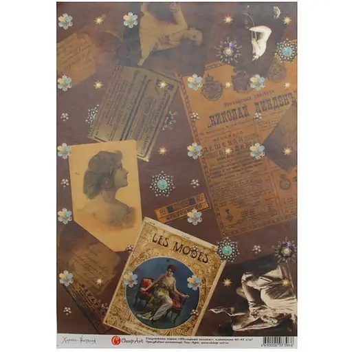 Бумага для декупажа Cheap Art Ювелирный коллаж - фото 1
