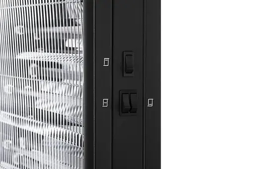 Обогреватель Ardesto инфракрасный кварцевый, 15м2, 1650Вт, мех. управление, напольный, черный - фото 9