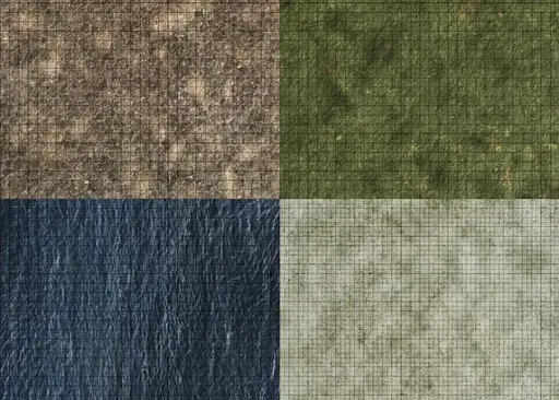 Двосторонні поля для НРІ Geekach Games Базова місцевість 4 шт. (gkac1013) - фото 3