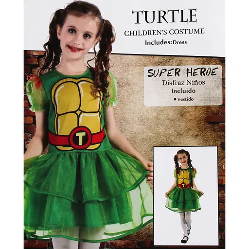 Карнавальний костюм для дівчинки Devilon Черепашка 92-104 см (091044A) - фото 2