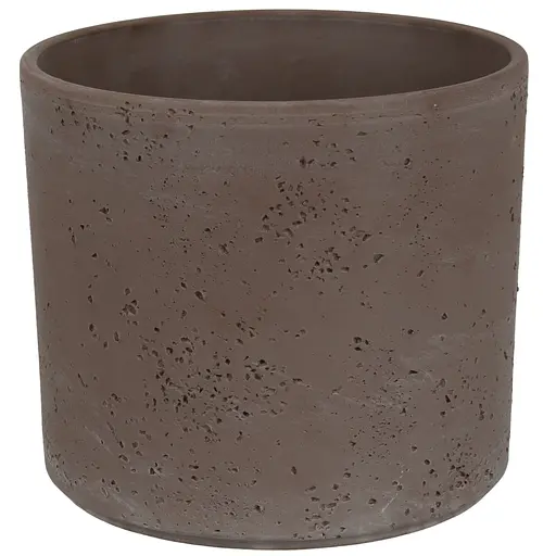 Вазон керамічний Spang Pillar Lava 21.6x18 см сіро-коричневий (1026918) - фото 1