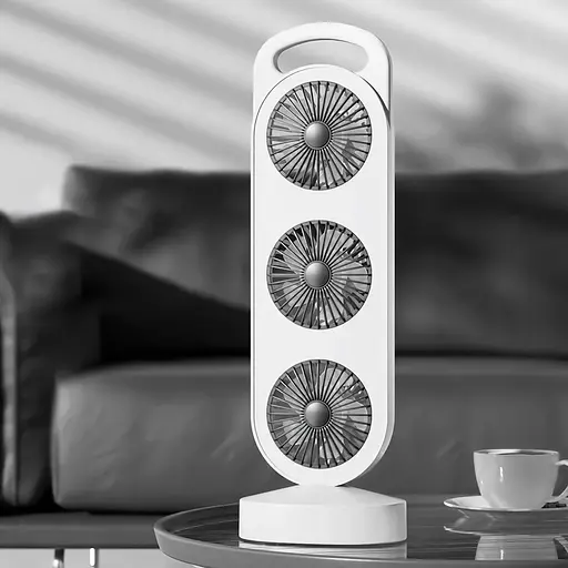 Портативный вентилятор Epik Three Head Fan Black [137277] - фото 4