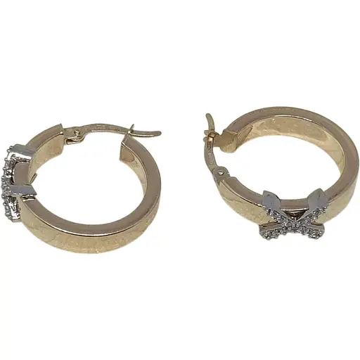 Золотые серьги Favoritum с фианитами. 2313