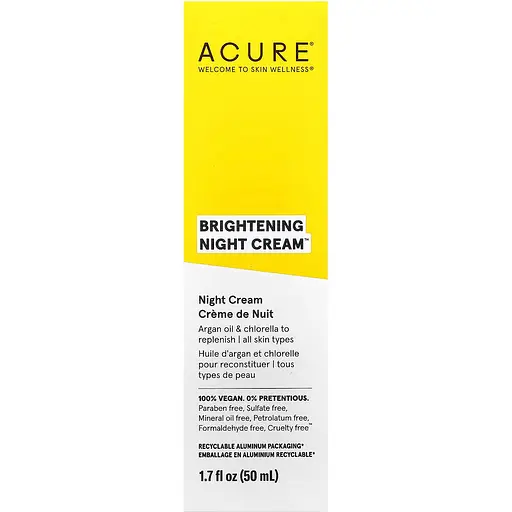 Ночной крем для лица Acure Brightenig Night Cream осветительный 50 мл - фото 3