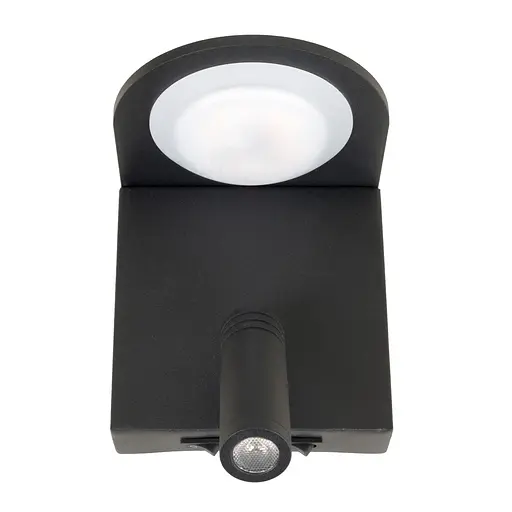 Подсветка направленного света настенная накладная LED лофт AL-532/7W + 3W BK - фото 11