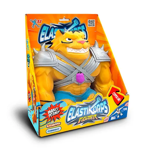 Стретч-іграшка ELASTIKORPS серії Maxy Fighter 3: Extra Force – ЗОЛОТИЙ ТИГР