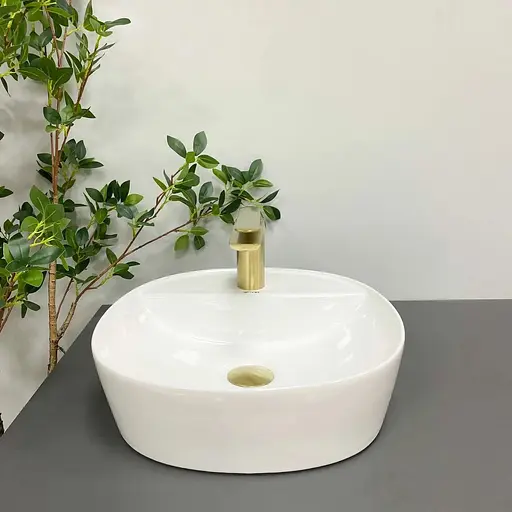 Умивальник VBI Agordo S white накладний VBI-014903, Білий - фото 1