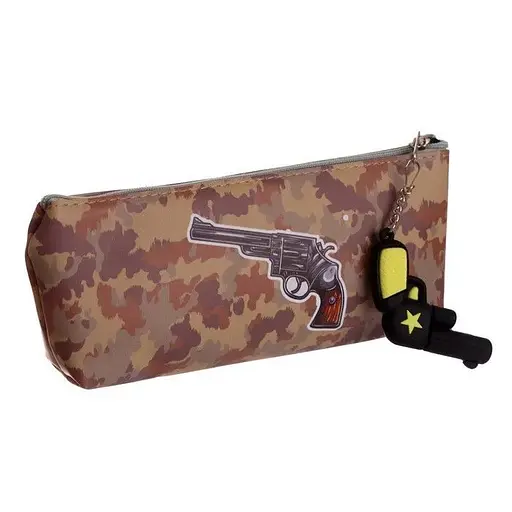 Пенал силіконовий із підвіскою Пістолет, PVC, 21147Y-P (В асортименті) - фото 3