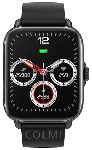 Розумні смарт-годинник Colmi P28 Plus фітнес браслет Black (17832) - фото 4