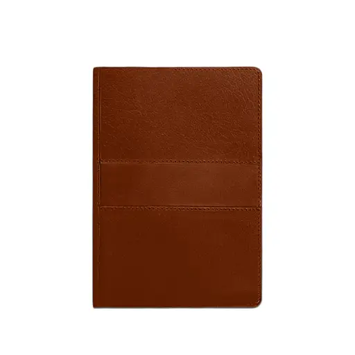 Кожаный блокнот А5 (софт-бук) 9.3 светло-коричневый Краст - фото 7