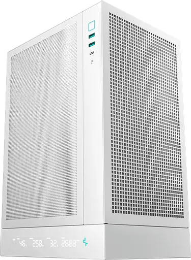 Корпус DeepCool CH170 Digital White (R-CH170-WHNPI0D-G-1) - фото 3