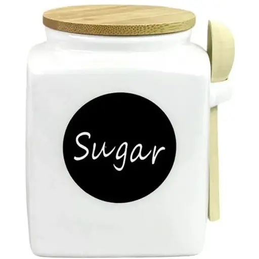 Банка для цукру "Title" з ложкою 800мл 10*10*13 см MC4551-S