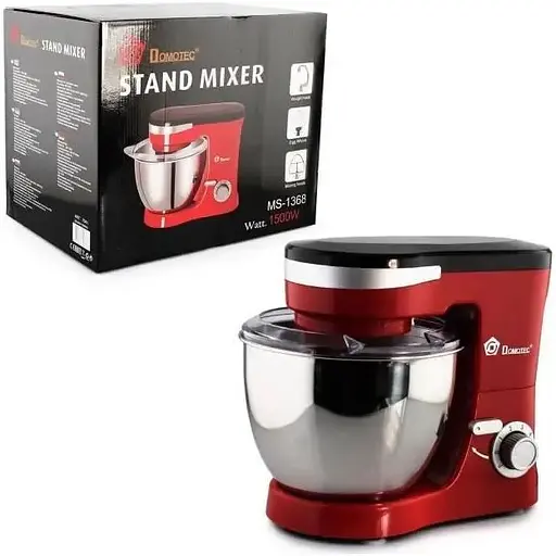 Миксер Domotec MS-1368 скоростей 6 чаша 4л 1500W - фото 8