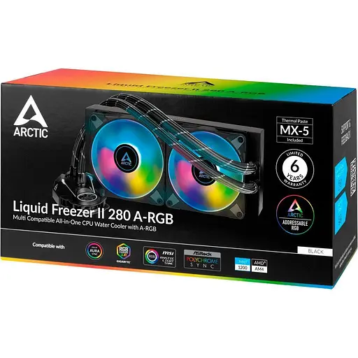 Система водяного охолодження Arctic Liquid Freezer II 280 A-RGB (ACFRE00106A) [143377] - фото 7