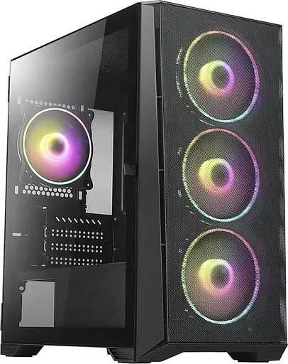 Корпус QUBE MESH Black (MESH_FMNU3) Без БП - фото 1