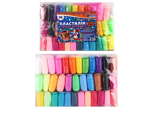 Пластилин супер легкий Josef Otten, 36 цветов по 17г 34SL7717-3