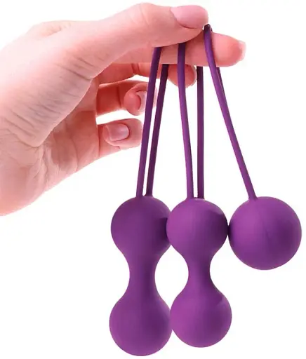 Набір вагінальних кульок I’MCUM Kegel Ball Силіконові Фіолетовий 3 шт (IM-KGE001)