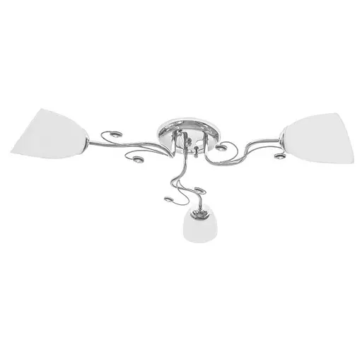 Люстра стельова Brille в спальню E27 60W CH (LK-580C/3)