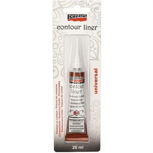 Контур универсальный Pentart Медь античная 20 мл - фото 1